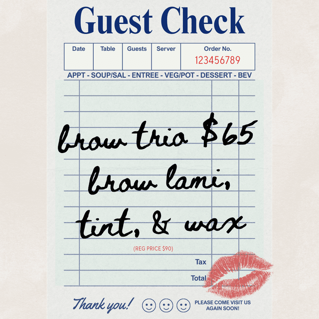 BROW TRIO at The Lash Club in West Des Moines, IA